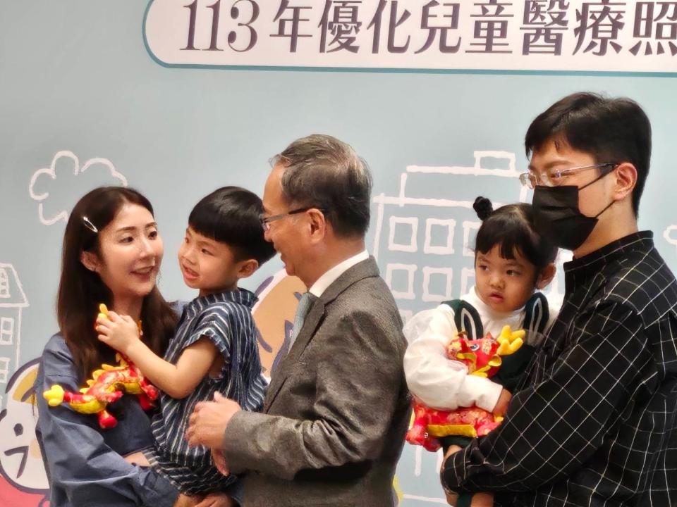 衛福部今日舉行兒童節記者會，衛福部部長薛瑞元出席。胡順惠攝