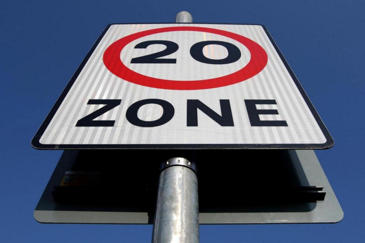 Signage - a 20mph zone sign <i>(Image: Dominic Lipinski/PA)</i>