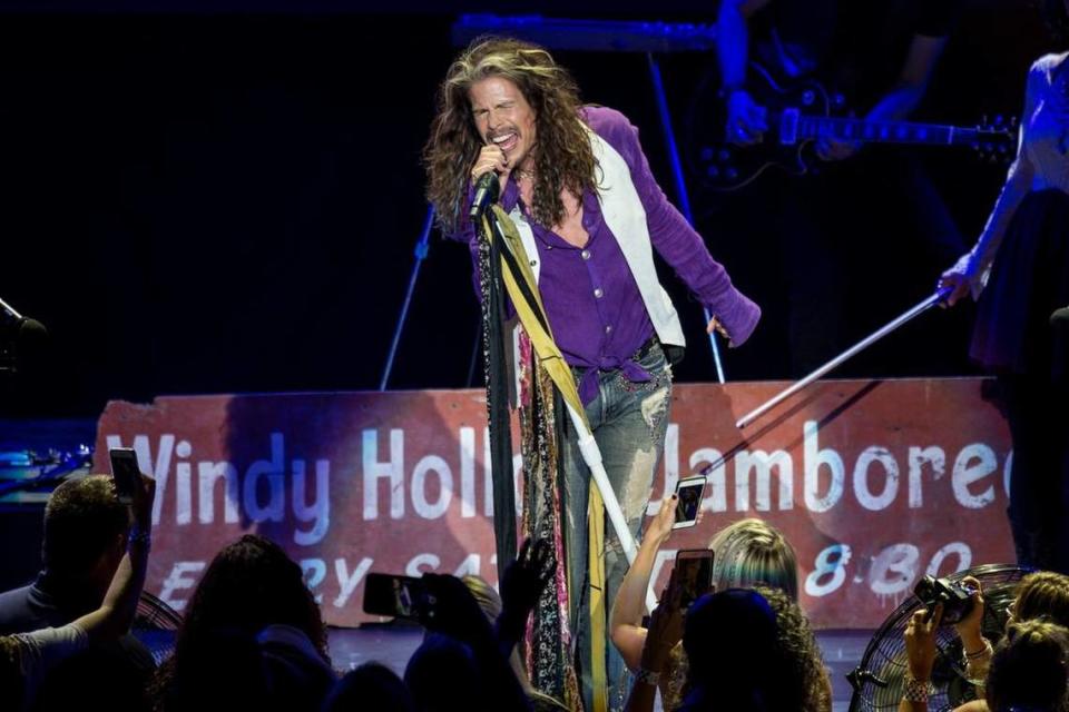 Steven Tyler has suffered a vocal cord injury, causing Aerosmith to postpone its Nov. 16 concert at the T-Mobile Center.