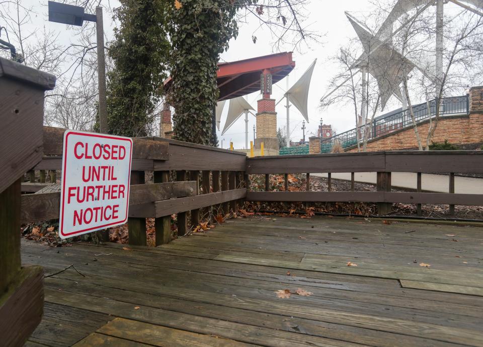 ARPA funds will go toward redesigning and rebuilding the Boardwalk area behind the Front Street pavilion in Cuyahoga Falls.