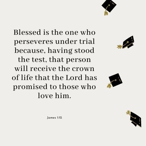 Graduation Bible Verses James 1:12