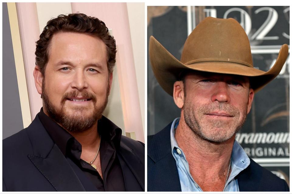 Cole Hauser and Taylor Sheridan (Getty)