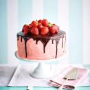 <p>This cake is surprisingly simple to make, but the fragrant buttercream and chocolate glaze transform it into a wow-factor showstopper!</p><p><strong>Recipe: <a href="https://www.goodhousekeeping.com/uk/food/recipes/a27887183/strawberry-chocolate-cake/" rel="nofollow noopener" target="_blank" data-ylk="slk:Strawberry Chocolate Celebration Cake;elm:context_link;itc:0;sec:content-canvas" class="link ">Strawberry Chocolate Celebration Cake</a></strong></p>
