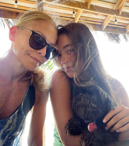 <p>kellyripa/Instagram/Chewie</p> Kelly Ripa and her daughter, Lola