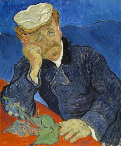 《嘉舍醫師的畫像》，現藏於法國奧塞美術館（Wikipedia/Public Domain）