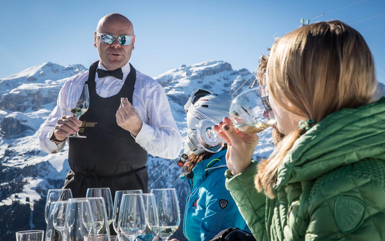 Fine wine and skiing... the perfect match - freddy planinschek