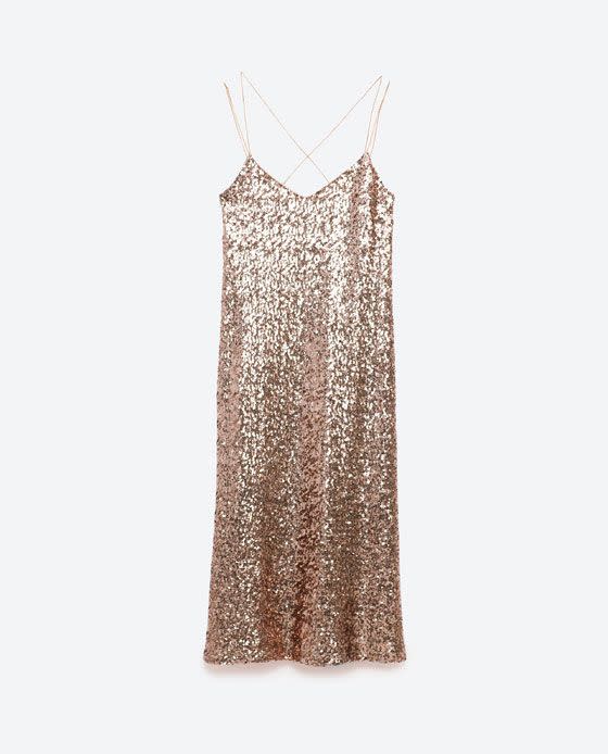 Long Sequinned Dress