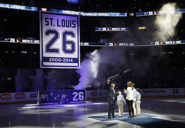 Martin St. Louis 00'01 (1st Year w Tampa) Tampa Bay Lightning Game