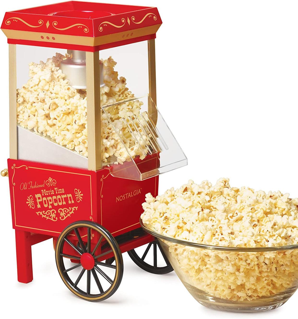 Nostalgia 12 Cup Popcorn Maker Red B00005UNAB