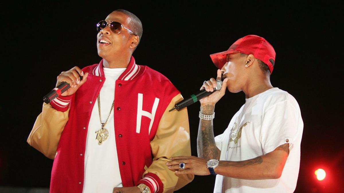 Pharrell and Jay-Z Perform at the Men's Spring-Summer 2024 Show