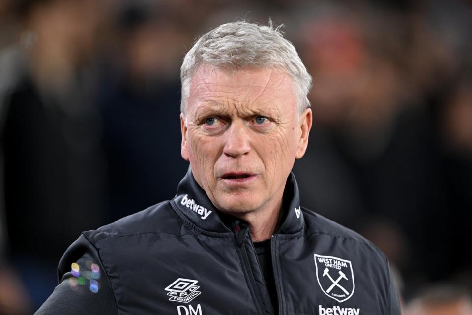 David Moyes' current West Ham contract is due to expire at the end of the season (Getty Images)