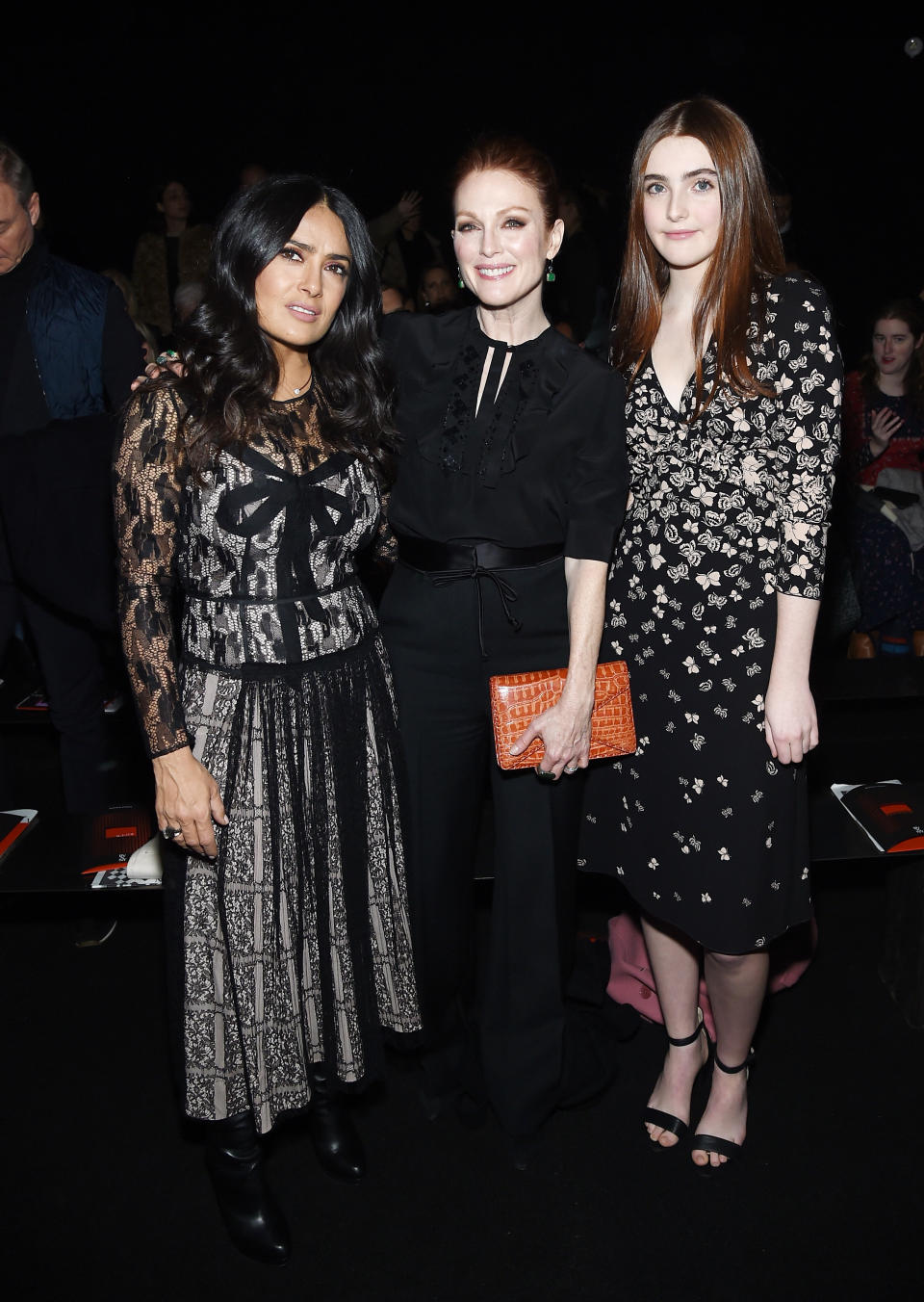 Salma Hayek Pinault, Julianne Moore and Liv Freundlich