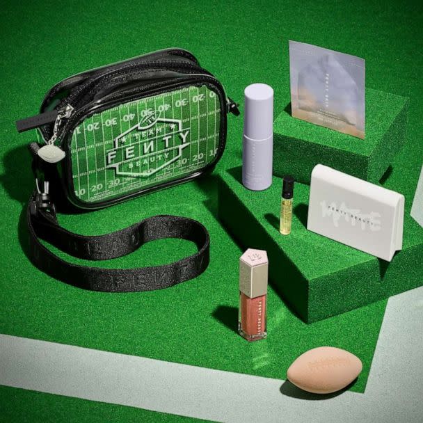 PHOTO: Rihanna has launched a Fenty Beauty 'Game Day Essentials' makeup line just ahead of her halftime performance for Super Bowl LVII. (Fenty Beauty)