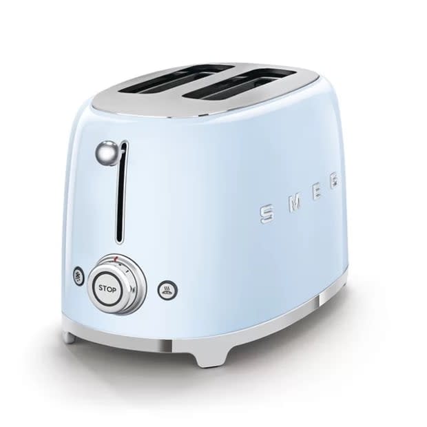 <p><a href="https://www.wayfair.com/kitchen-tabletop/pdp/smeg-2-slice-50s-style-toaster-sgme1050.html?piid=17564138" rel="nofollow noopener" target="_blank" data-ylk="slk:Wayfair;elm:context_link;itc:0;sec:content-canvas" class="link ">Wayfair</a></p>