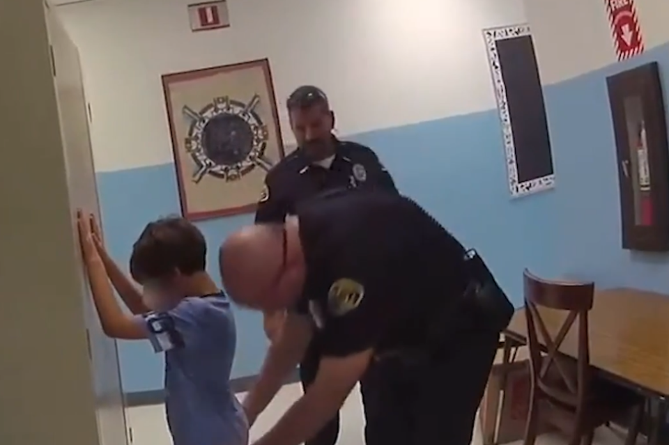 Officers frisked the child (Florida police)