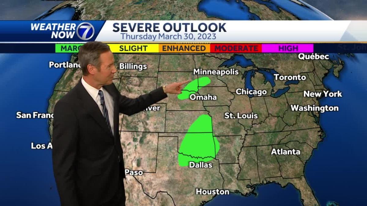 Wednesday evening March 29 Omaha weather