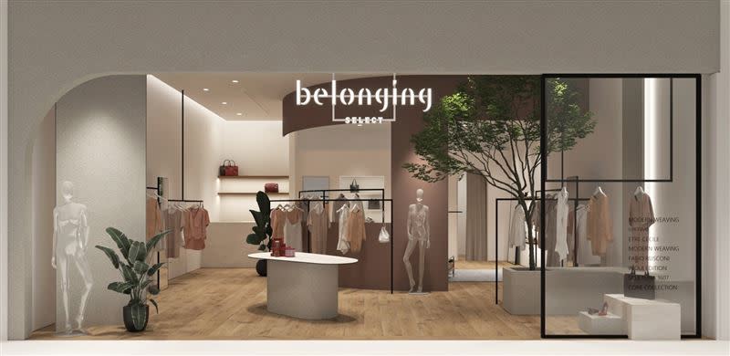 一站式經典選品「belonging SELECT」結合歐洲、美國、日本等服飾品牌。（圖／NOKE 忠泰樂生活提供）