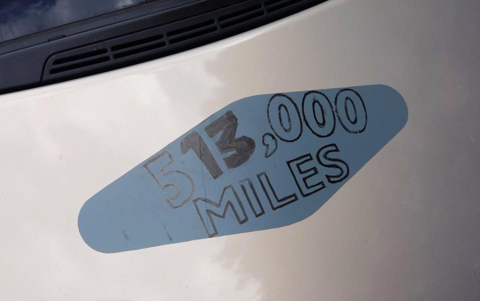 Robbins wanted to contribute more miles to the Picasso, already at 513,000