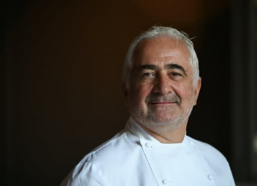 French chef Guy Savoy in Paris remains in the reigning leaders of the French-based list