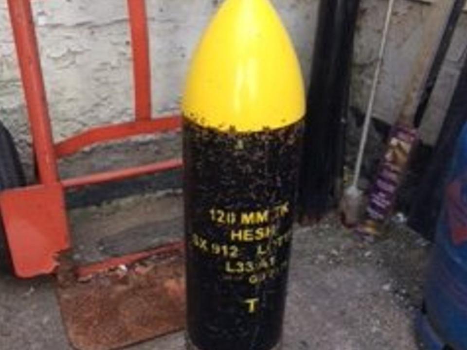 Police in Kingston upon Thames had to close a road after someone used an anti-tank missile as a door stop: Alexandra VK Police