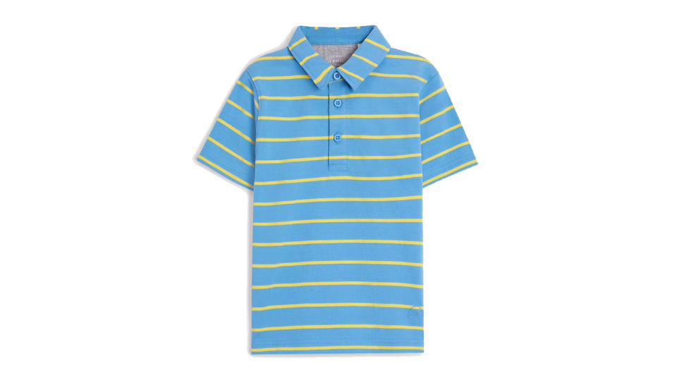  Kids' Stripe Short Sleeve Polo Shirt