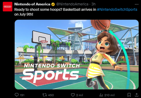 Este es el anuncio de Nintendo of America