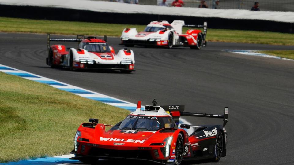 31 whelen engineering racing, cadillac vseriesr, gtp pipo derani, alexander sims, 7 porsche penske motorsports, porsche 963, gtp matt campbell, felipe nasr, 6 porsche penske motorsports, porsche 963, gtp mathieu jaminet, nick tandy