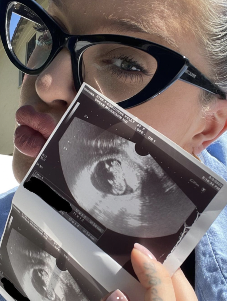 Kelly revealed in May that she was pregnant with her first child (Kelly Osbourne / Instagram)