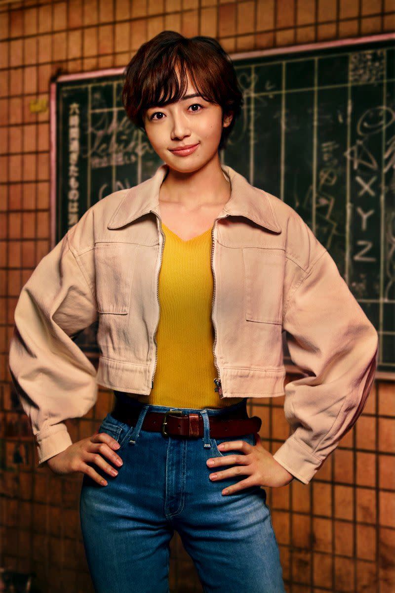 演出《AV帝王》的女星森田望智擔任「槇村香」。（圖／翻攝自Netflix Japan官方推特）