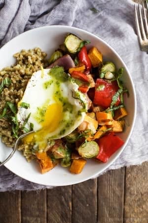 Roasted Vegetable Grain Bowl