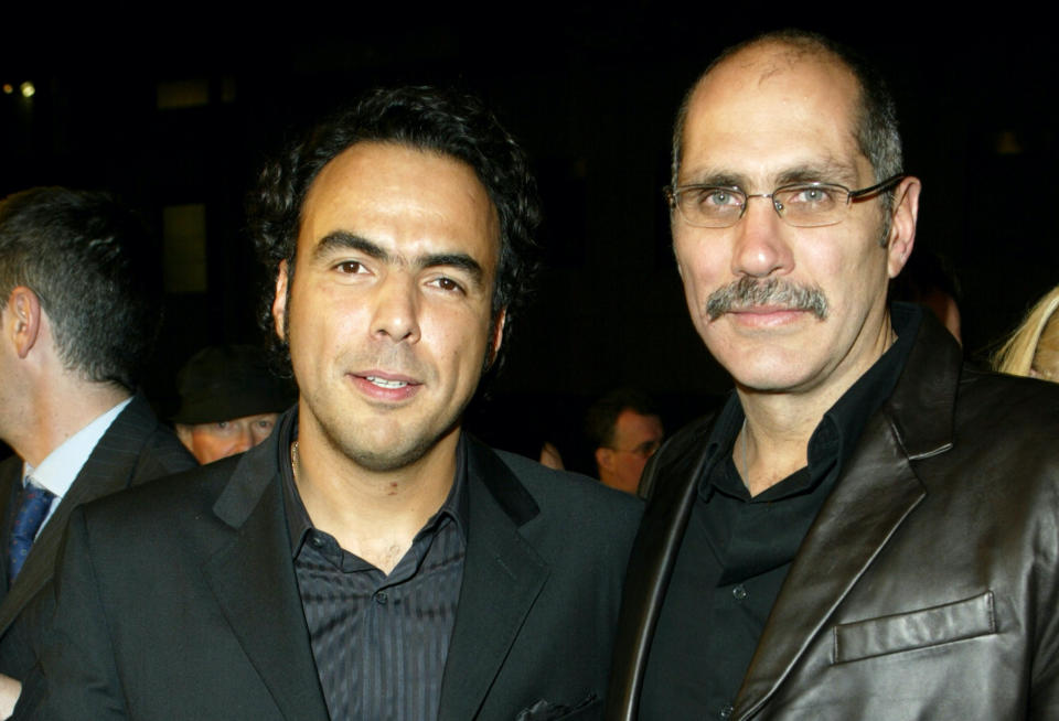 Alejandro González Iñárritu y Guillermo Arriaga (Getty Images)