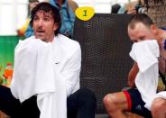 2016 Rio Olympics - Cycling Road - Final - Men's Individual Time Trial - Pontal - Rio de Janeiro, Brazil - 10/08/2016. Fabian Cancellara (SUI) of Switzerland reacts after the race. REUTERS/Eric Gaillard