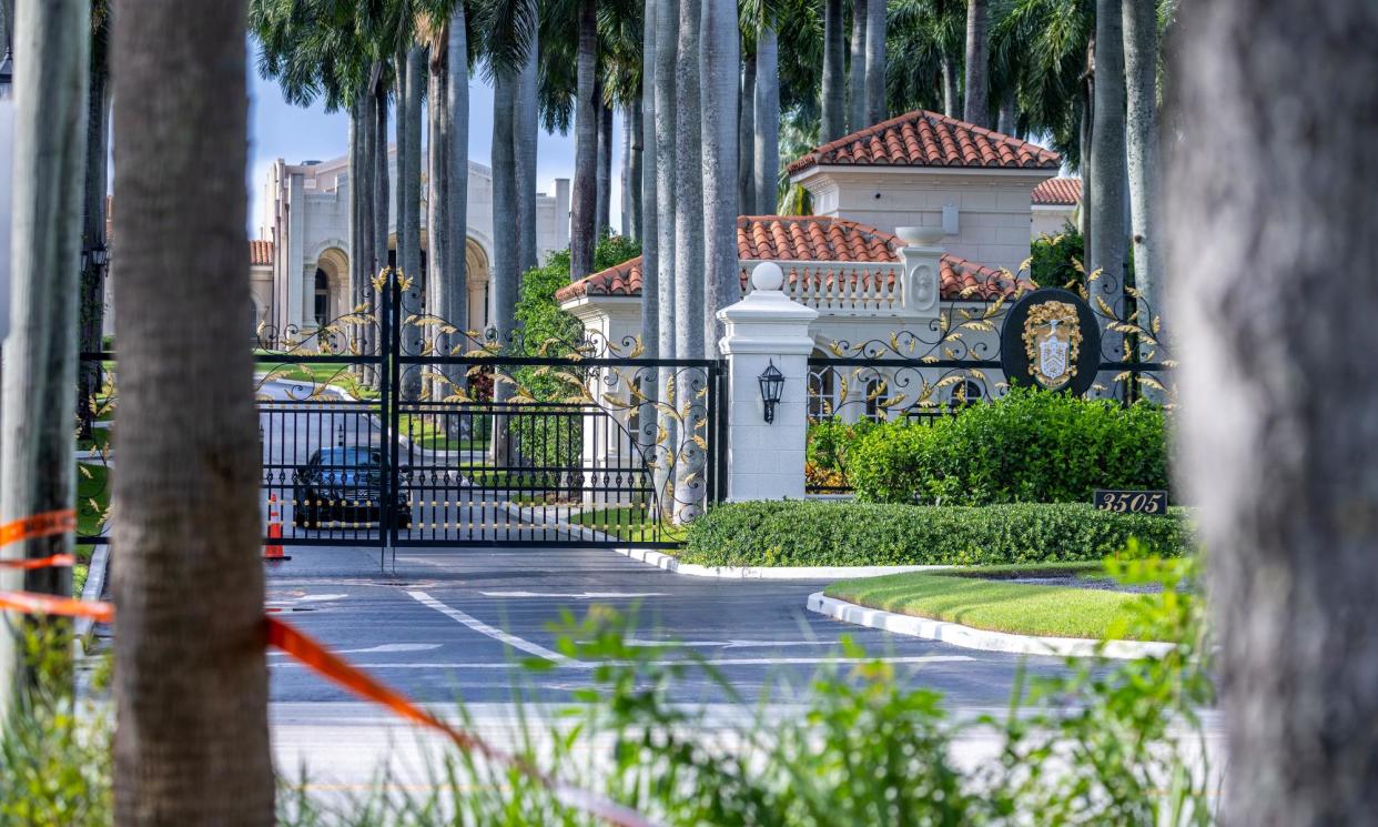 <span>The Trump International golf club in West Palm Beach, Florida.</span><span>Photograph: Cristóbal Herrera/EPA</span>