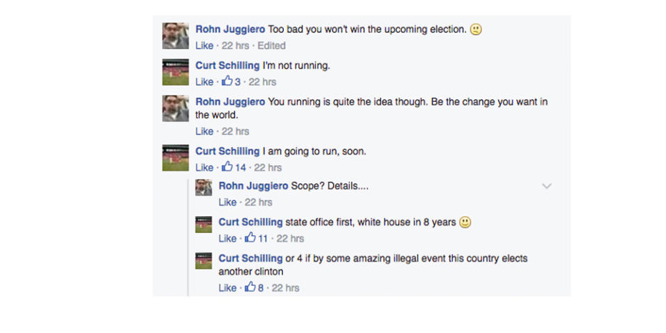 (Curt Schilling on Facebook)