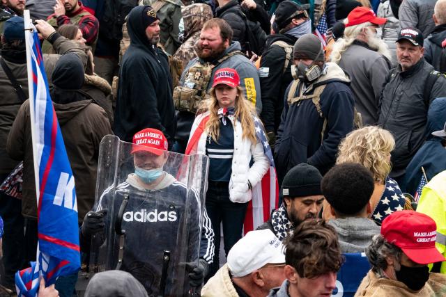 Criminals and QAnon conspiracy theorist were among those in the mob. Source: Getty