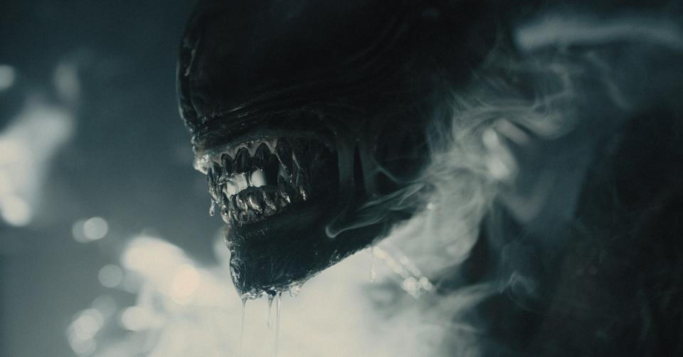 A deadly Xenomorph terrorizes young space explorers on a derelict space station in "Alien: Romulus."