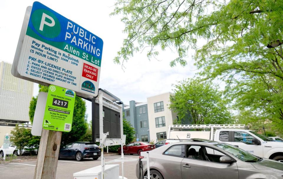 The Allen Street parking lot will permanently close May 13.