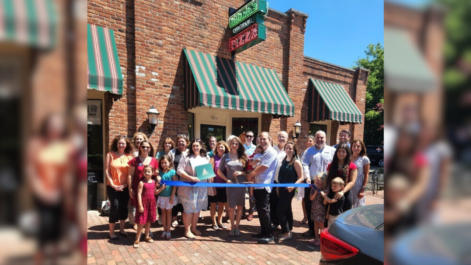 <em>The pizzeria hosted a ribbon cutting for its grand opening in June of 2022. (Courtesy Photo/Westerville Area Chamber of Commerce)</em>