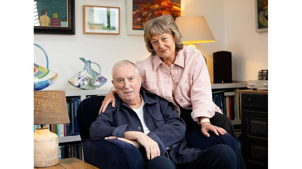 Johnnie Walker pictured with his wife Tiggy in their Dorset home