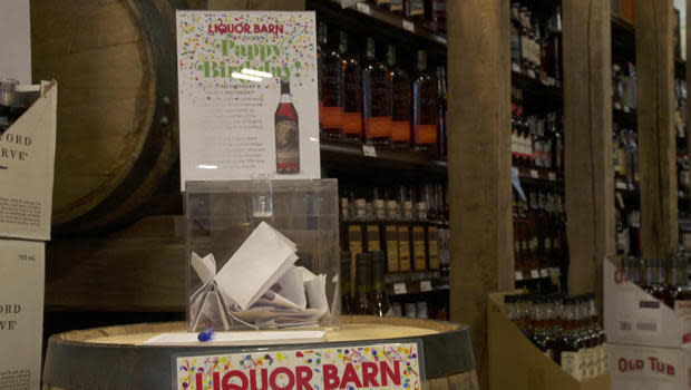 You gotta be in it to win it: Stores hold lotteries just for the chance to buy a rare bottle of Pappy Van Winkle bourbon. / Credit: CBS News