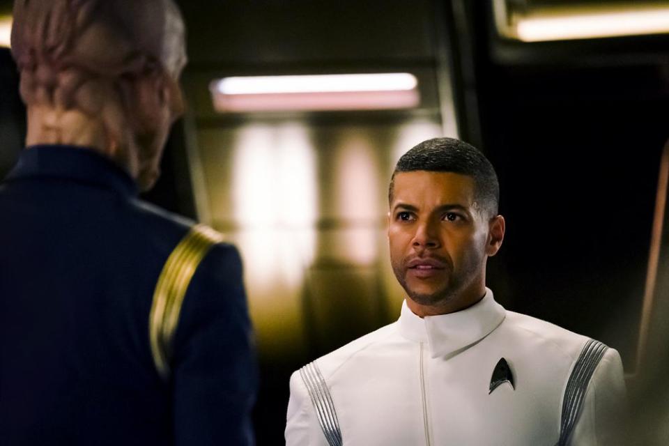 Wilson Cruz as Dr. Culber on Star Trek: Discovery.