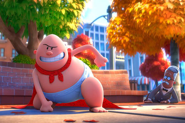 20th Century Fox/Courtesy Everett Collection Captain Underpants (Ed Helms) in 'Captain Underpants: The First Epic Movie'
