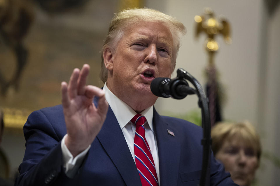 President Donald Trump, 15 November 2019. (AP Foto/ Evan Vucci)