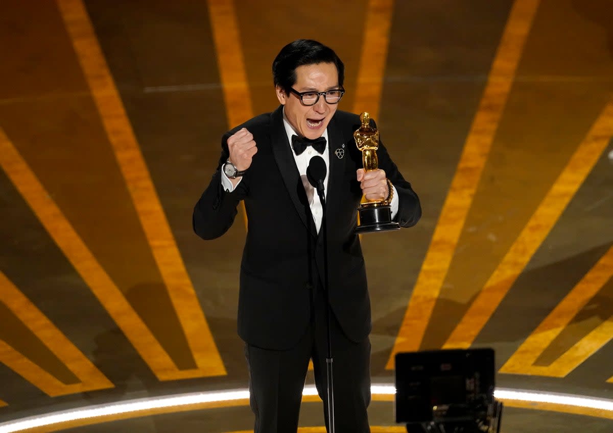 Ke Huy Quan wins Best Supporting Actor for ‘Everything Everywhere All at Once’ (AP)
