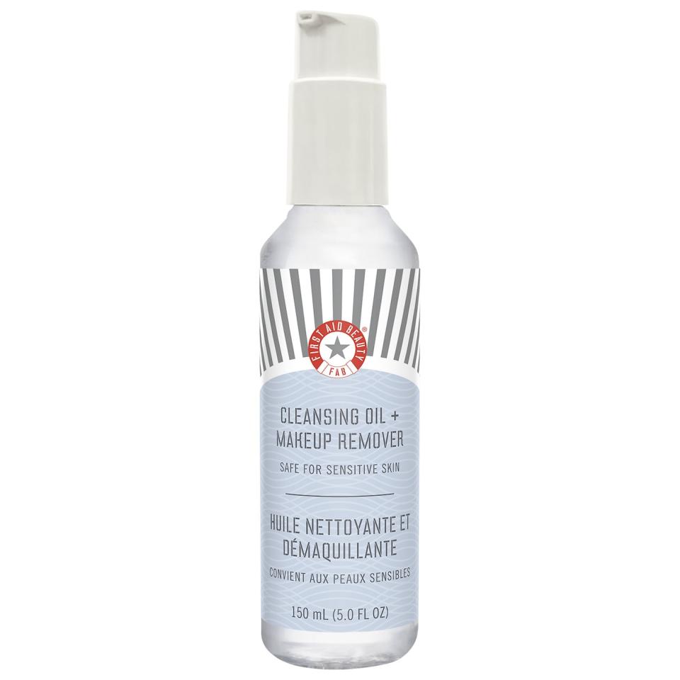 First Aid Beauty 2-in-1 Cleansing Oil & Makeup Remover - Credit: Courtesy of First Aid Beauty