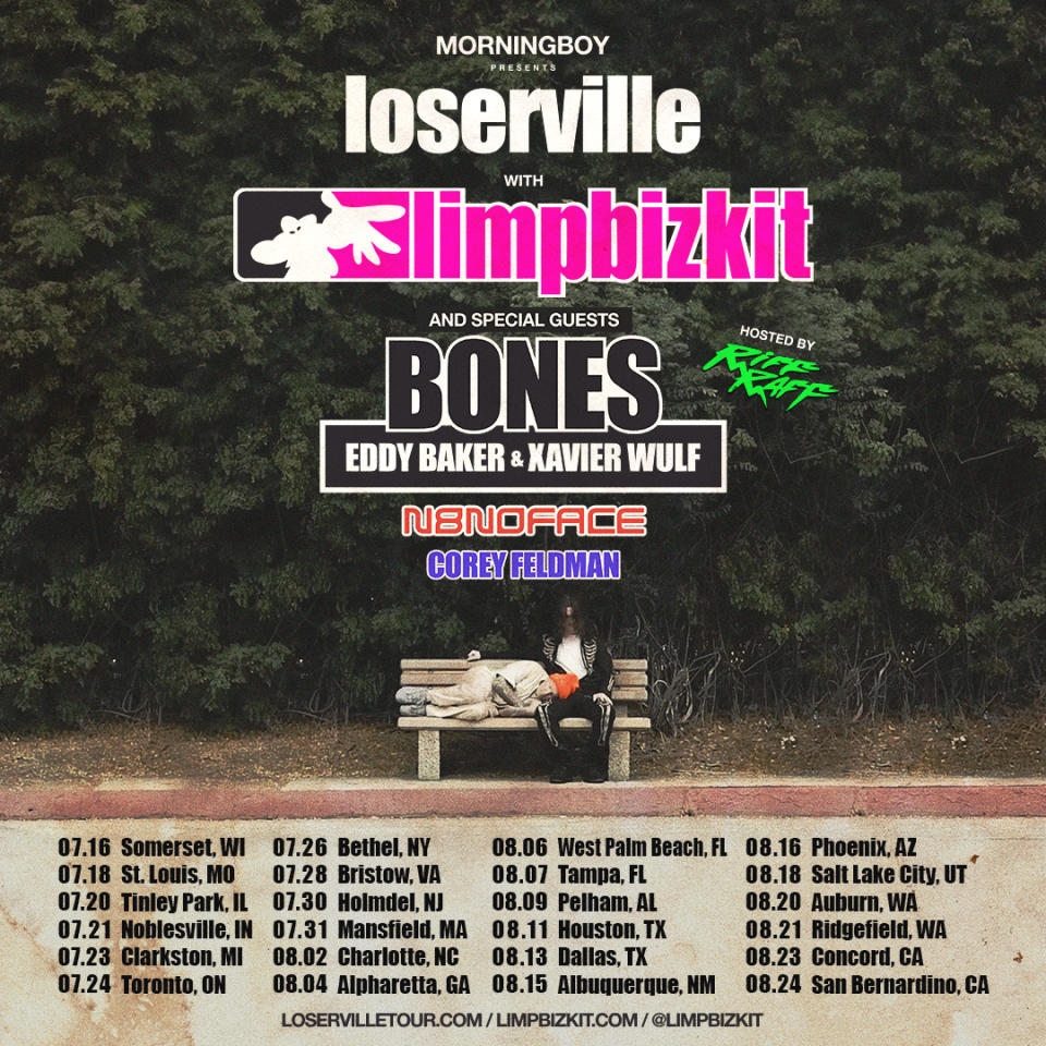 Limp Bizkit tour poster 2024