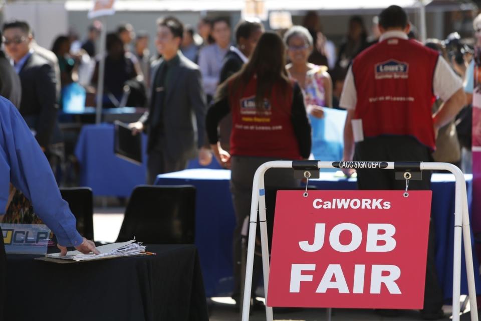 CalWORKs Job Fair signs
