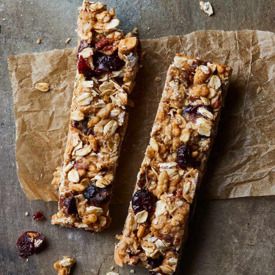 Cranberry-Almond Granola Bars