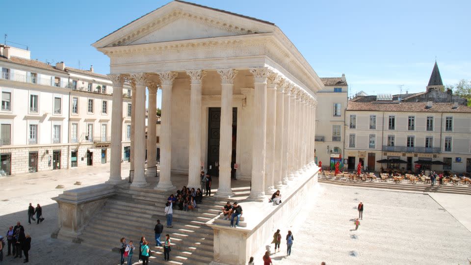 This ancient Roman temple in Nîmes, southern France has been incredibly well-preserved over the years. - Dominique Marck/Ville de Nîmes/UNESCO World Heritage Nomination Office