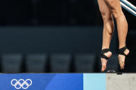 <p>Pandelela Rinong Pamg of Malaysia competes in the Women's 10 m Platform Final on day thirteen of the Tokyo 2020 Olympic Games at Tokyo Aquatics Centre on August 5, 2021 in Tokyo, Japan. (Photo by Bai Yu/CHINASPORTS/VCG via Getty Images)</p> 